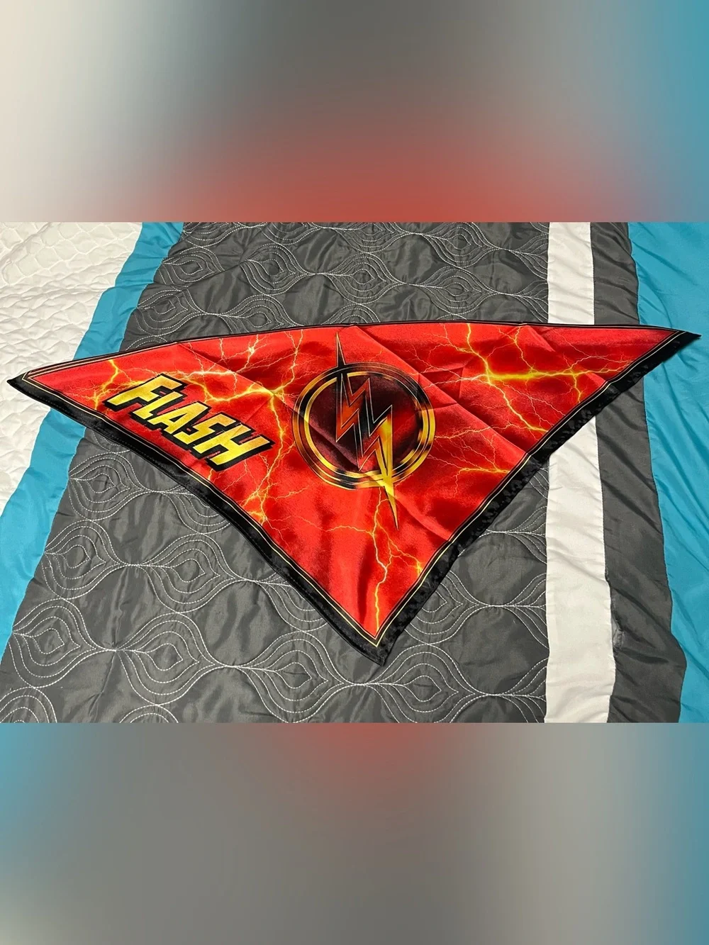 DC The Flash Lightning Bolt Bandana & Scarf